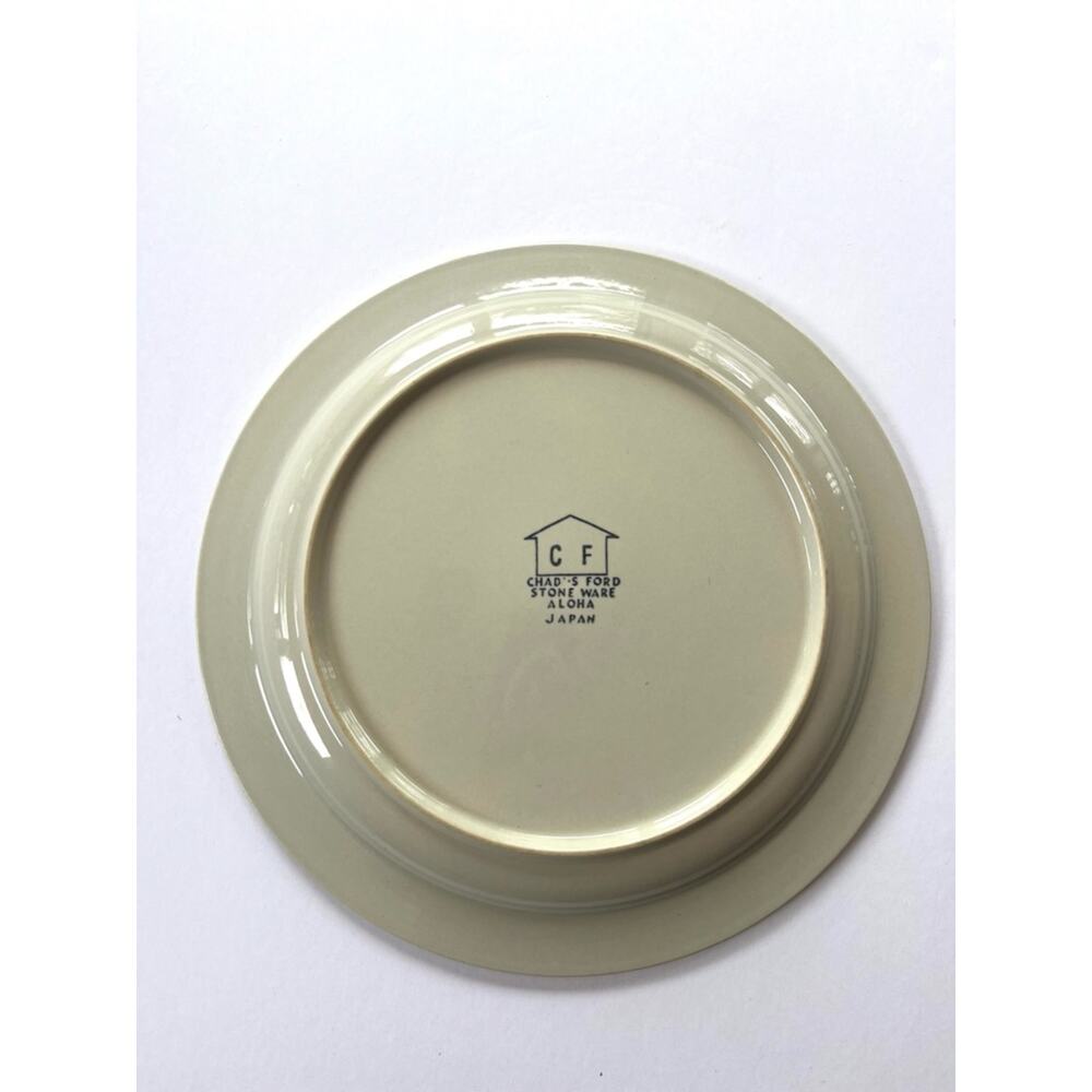 Retro Floral Dinner Plate Mustard Yellow Orange Brown Vintage 1970’s Chadds Ford - Picture 3 of 4